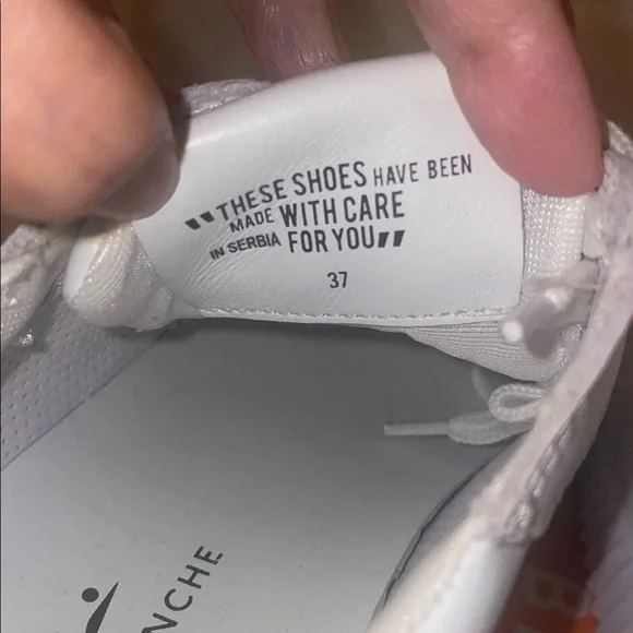 NWT VOILE BLANCHE LIPARI White/Tobacco Leather Sneakers - Picture 13 of 16